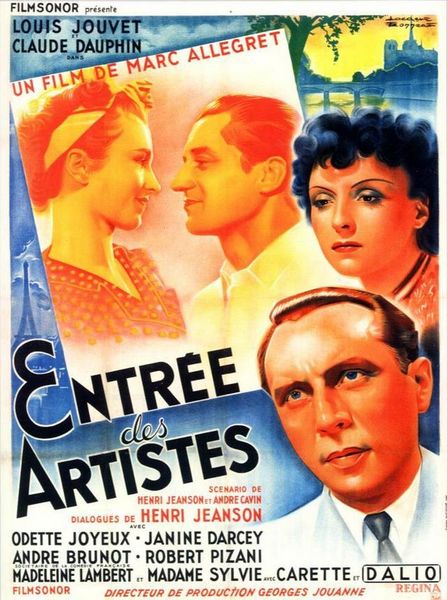 Entrée des artistes / The Curtain Rises (1938) Marc Allégret, Louis Jouvet, Claude Dauphin, Odette Joyeux