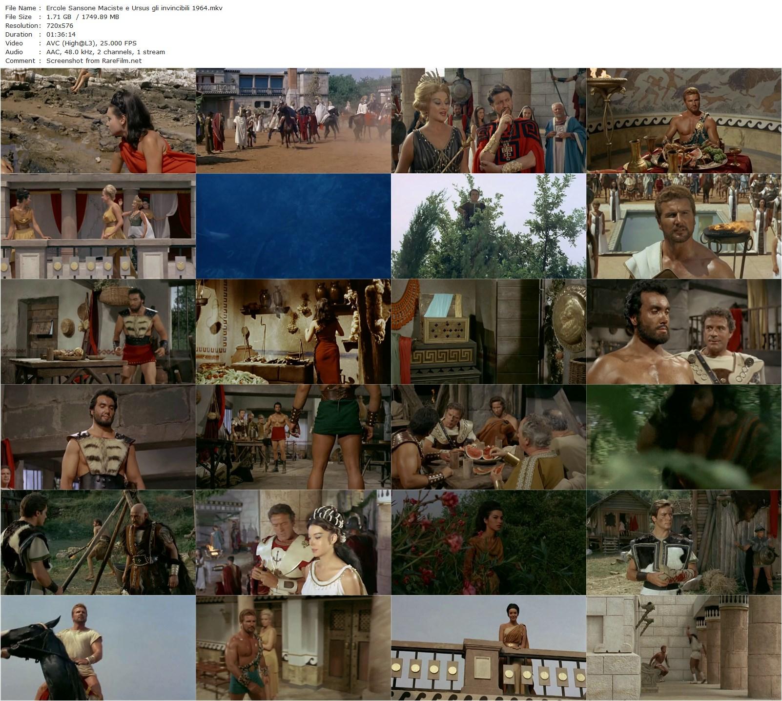 Samson and the Mighty Challenge / Ercole, Sansone, Maciste e Ursus gli invincibili (1964) Giorgio Capitani, Sergio Ciani, Howard Ross, Nadir Moretti-poster