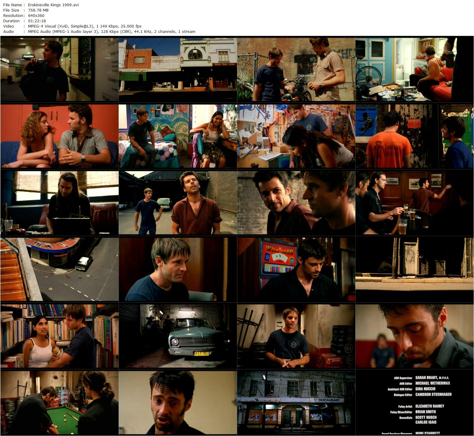 Erskineville Kings (1999) Alan White, Marty Denniss, Hugh Jackman, Andrew Wholley-poster