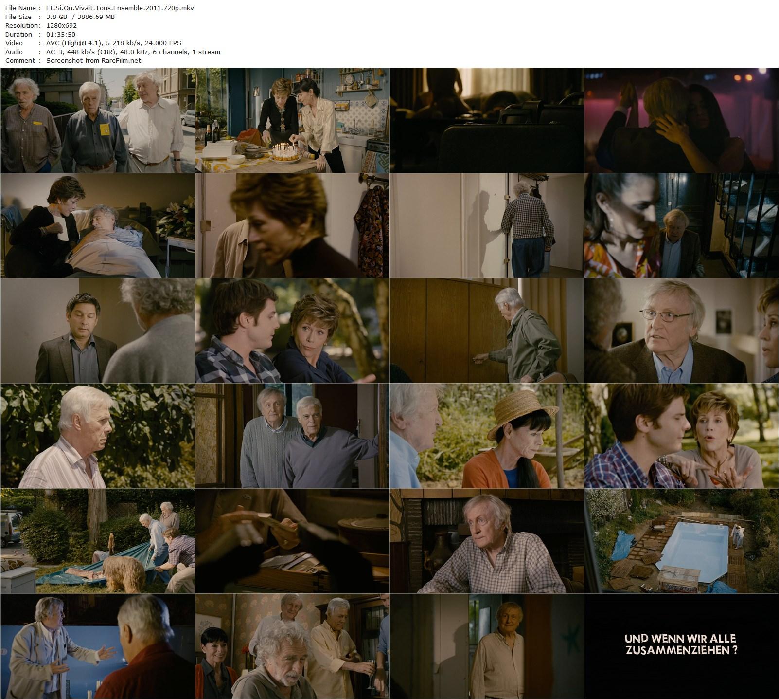 Et si on vivait tous ensemble? / All Together (2011) Stéphane Robelin, Guy Bedos, Daniel Brühl, Geraldine Chaplin-poster