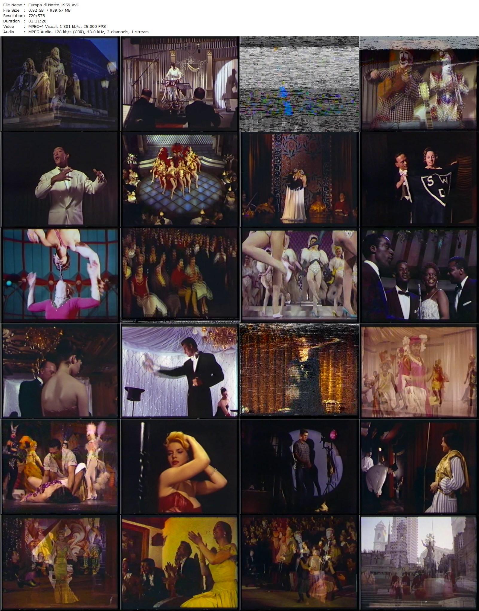 European Nights AKA Europa di notte (1959) Alessandro Blasetti, Alba Arnova, The Princesse Badia, Dolly Bell-poster