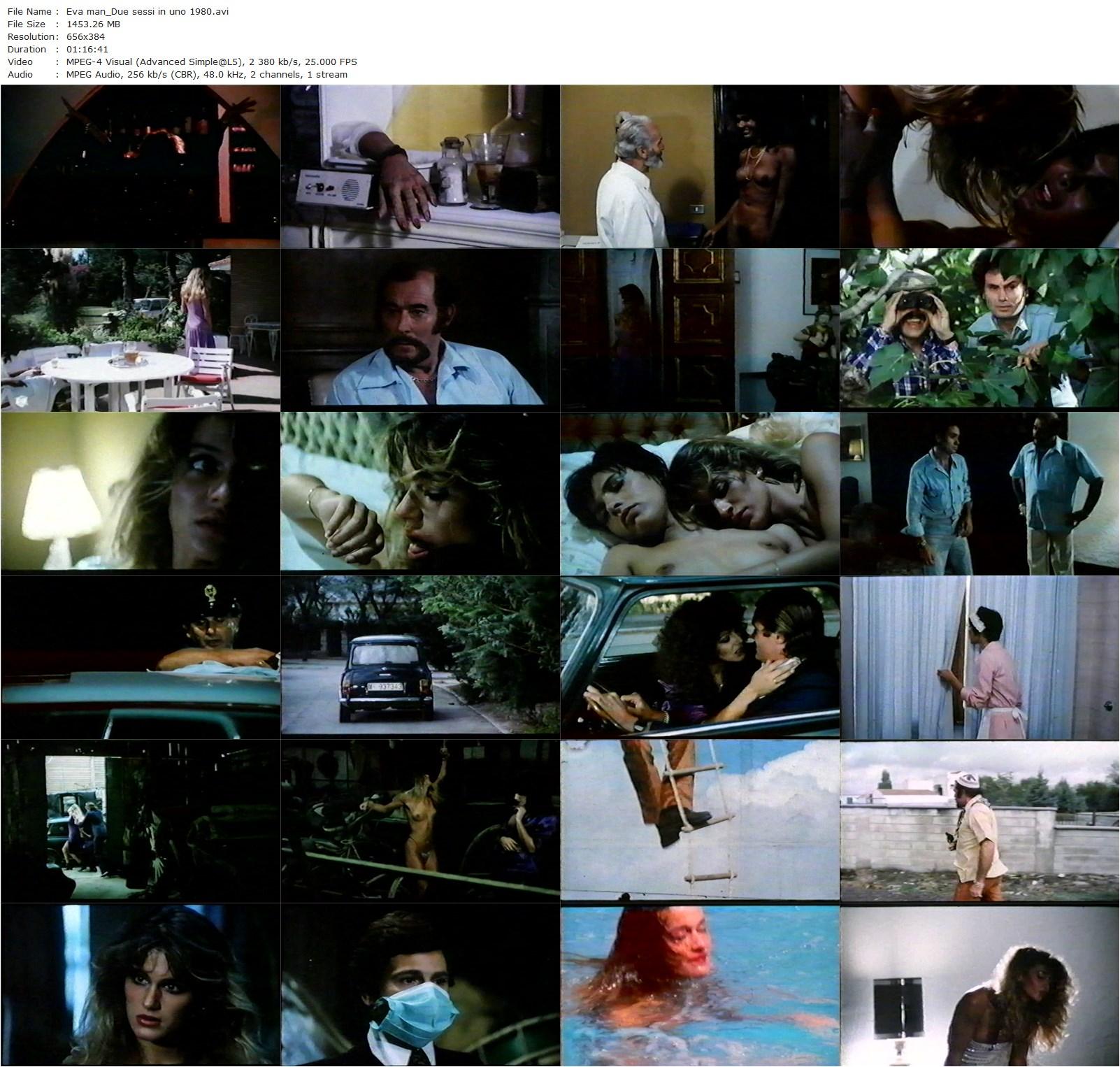 Eva Man – Two Sexes in One AKA Eva man (Due sessi in uno) (1980) Antonio D’Agostino, Eva Robins, Ajita Wilson, Ramón Centenero-poster