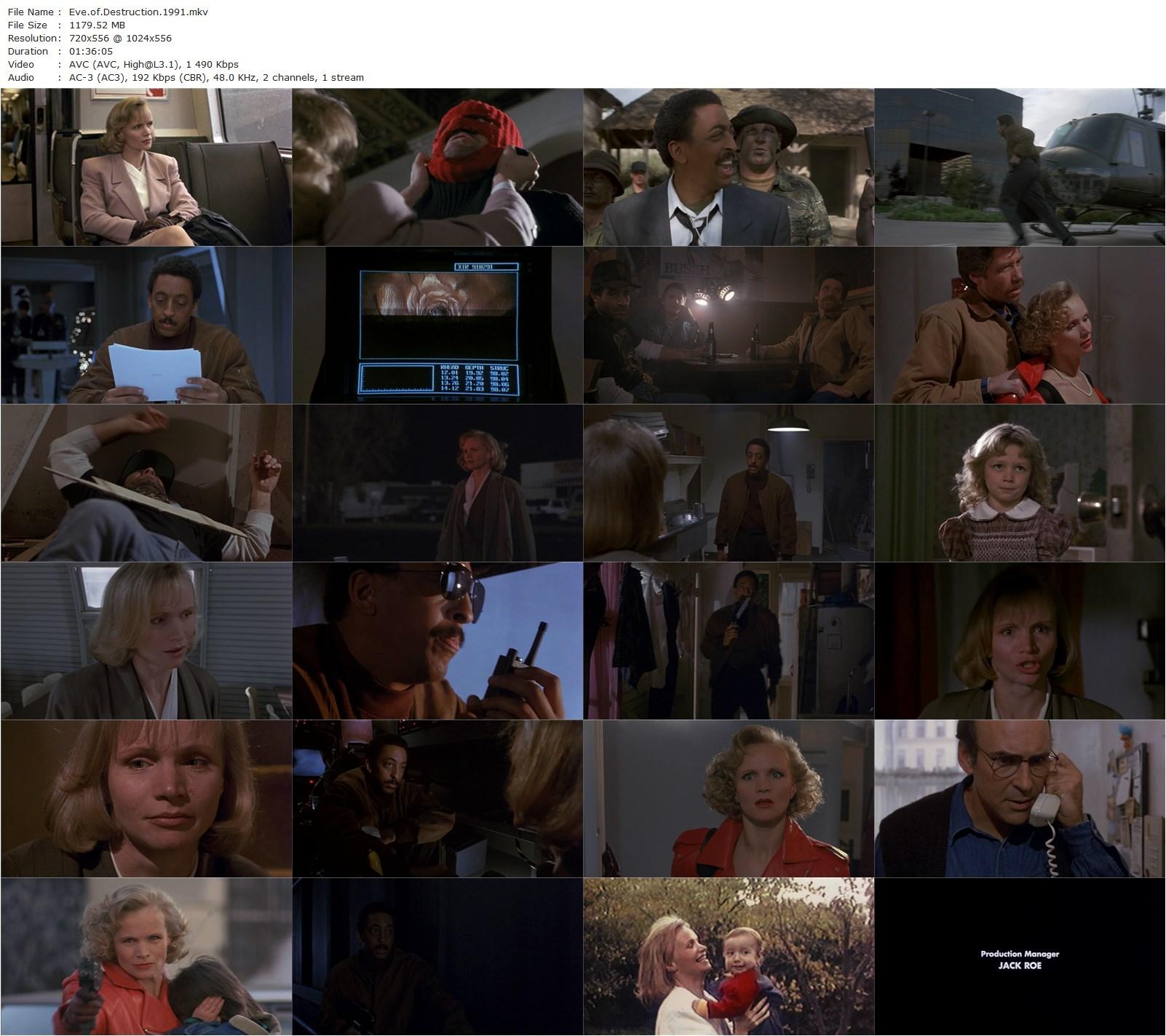 Eve of Destruction (1991) Duncan Gibbins, Gregory Hines, Renée Soutendijk, Michael Greene-poster