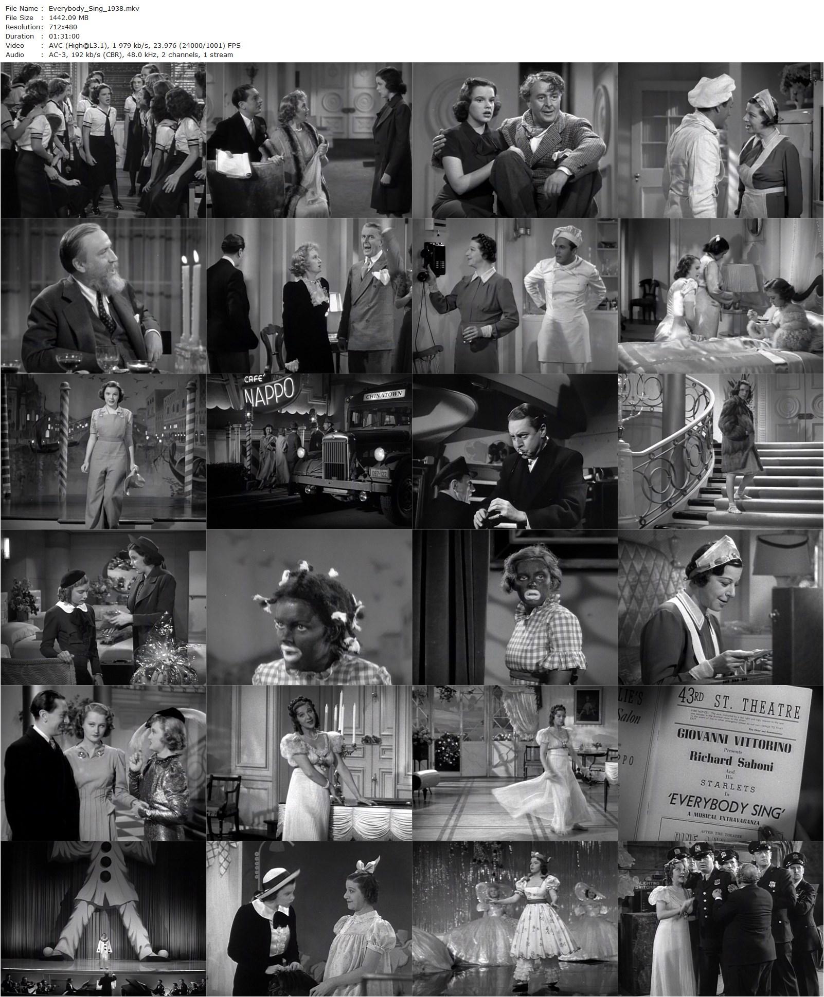 Everybody Sing (1938) Edwin L. Marin, Allan Jones, Judy Garland, Fanny Brice-poster