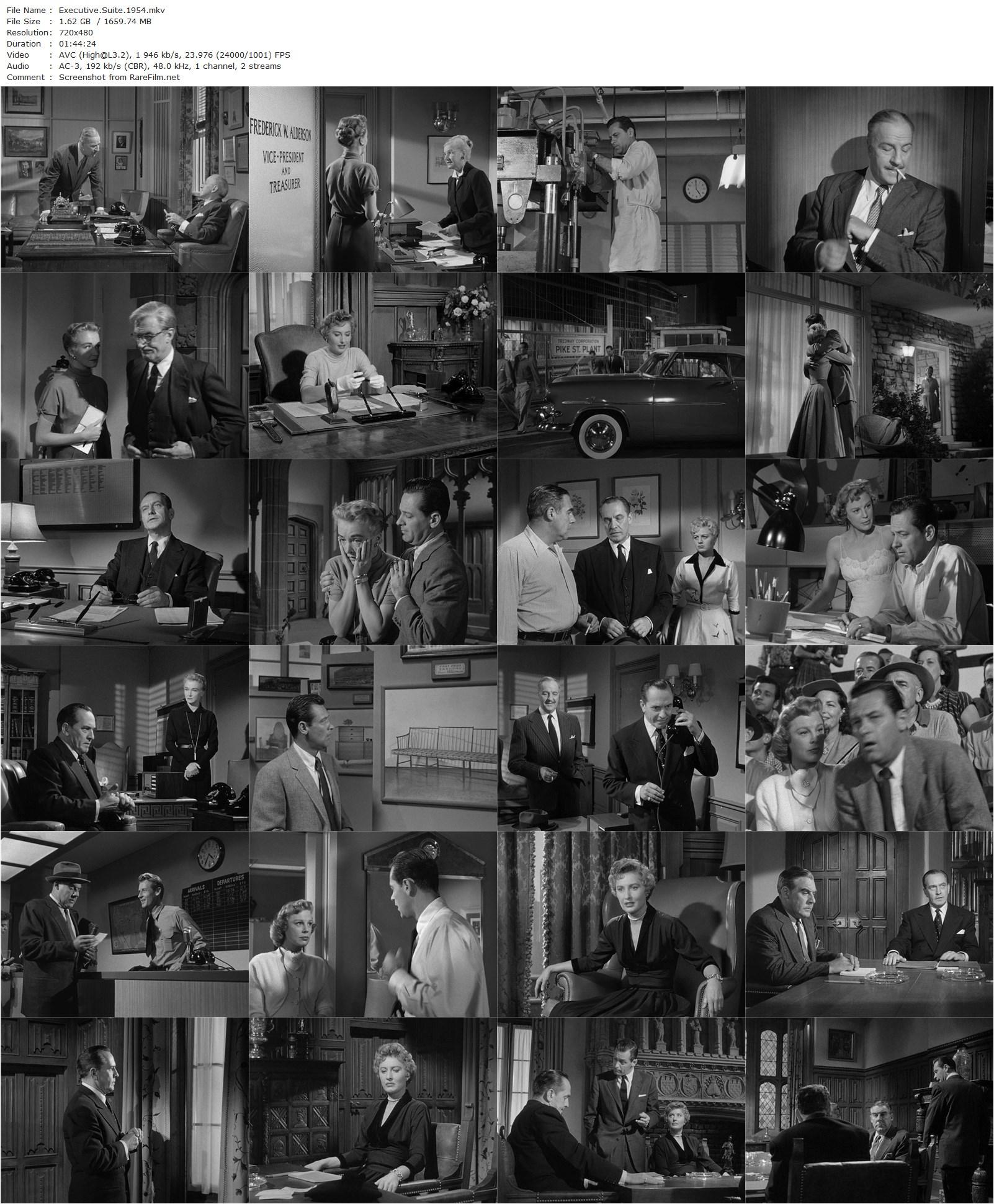 Executive Suite (1954) Robert Wise, William Holden, Barbara Stanwyck, June Allyson-poster