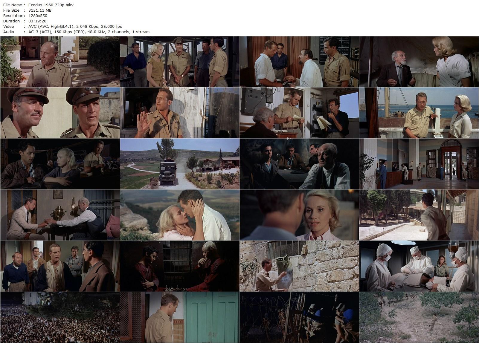 Exodus (1960) Otto Preminger, Paul Newman, Eva Marie Saint, Ralph Richardson-poster