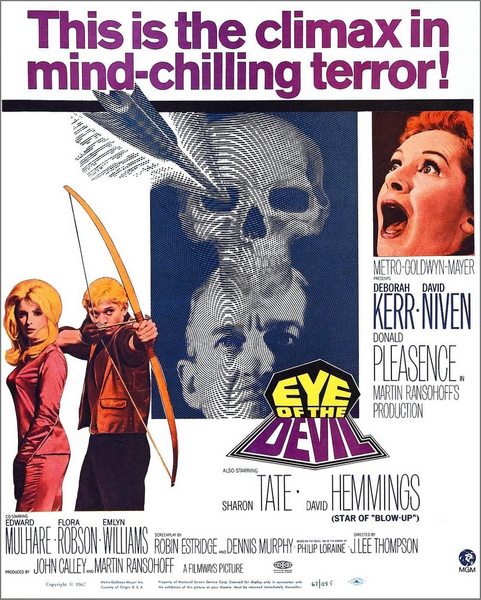 Eye of the Devil (1966) J. Lee Thompson, David Niven, Sharon Tate, Deborah Kerr
