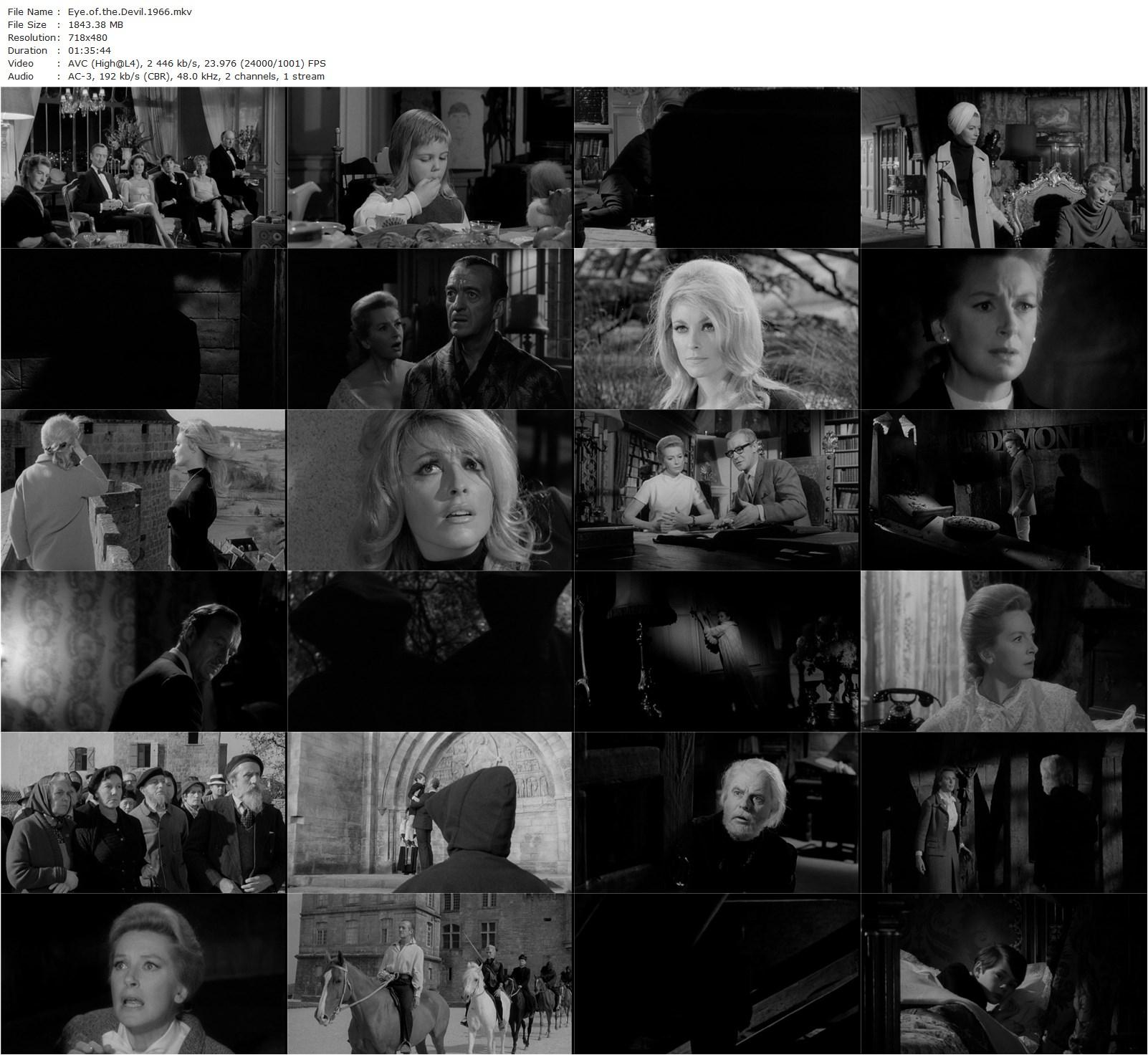 Eye of the Devil (1966) J. Lee Thompson, David Niven, Sharon Tate, Deborah Kerr-poster