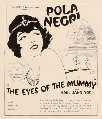 The Eyes of the Mummy / Die Augen der Mumie Ma (1918) Ernst Lubitsch, Pola Negri, Harry Liedtke, Emil Jannings