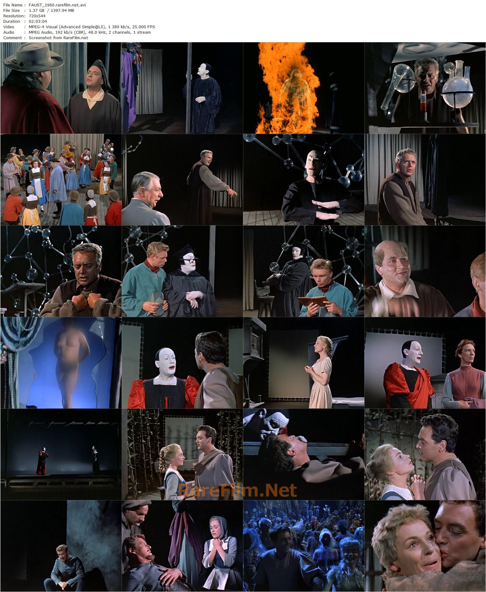 Faust (1960) Peter Gorski, Gustaf Gründgens, Will Quadflieg, Ella Büchi-poster