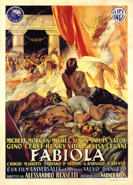 Fabiola (1949) Alessandro Blasetti, Michèle Morgan, Henri Vidal, Michel Simon, Drama, History