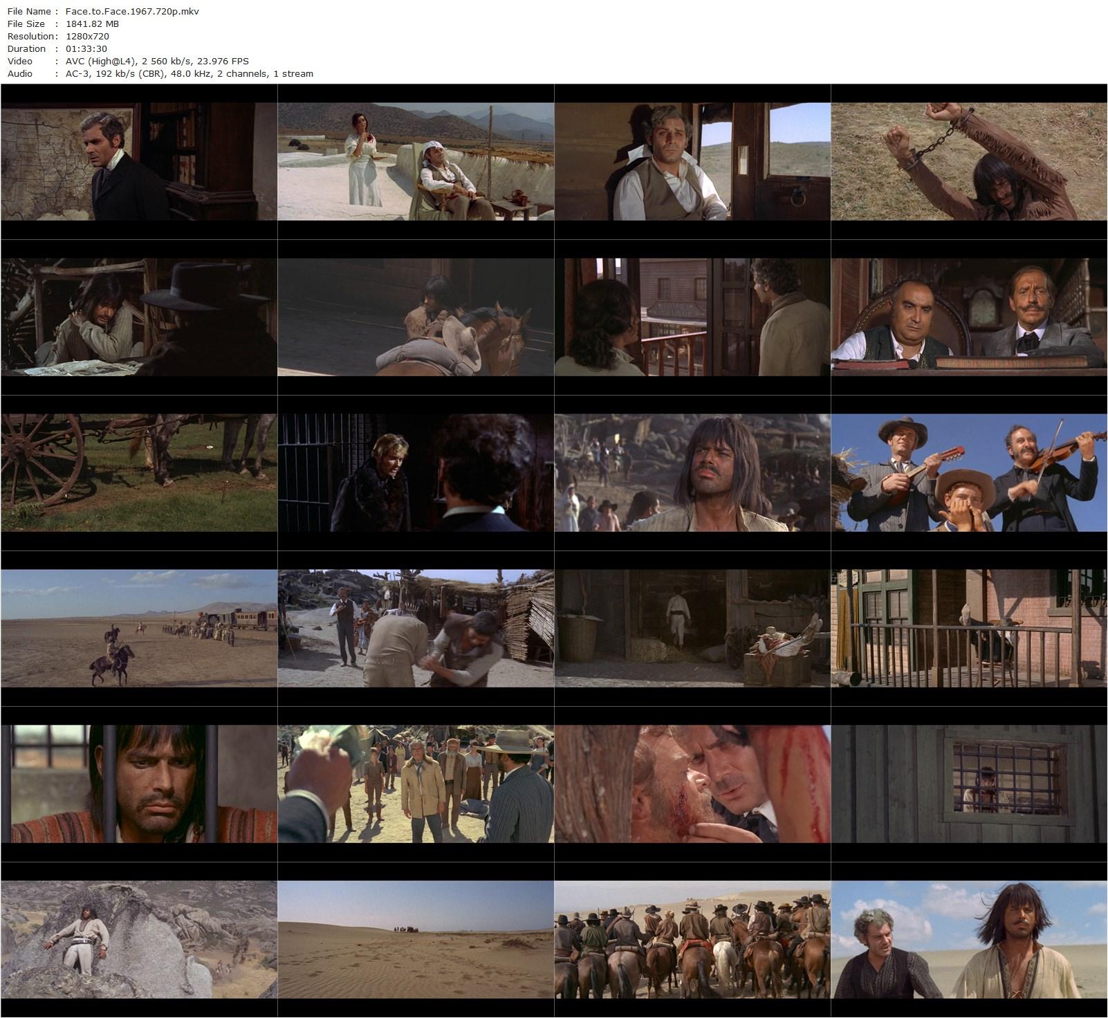 Face to Face AKA Faccia a faccia (1967) Sergio Sollima, Gian Maria Volontè, Tomas Milian, William Berger-poster