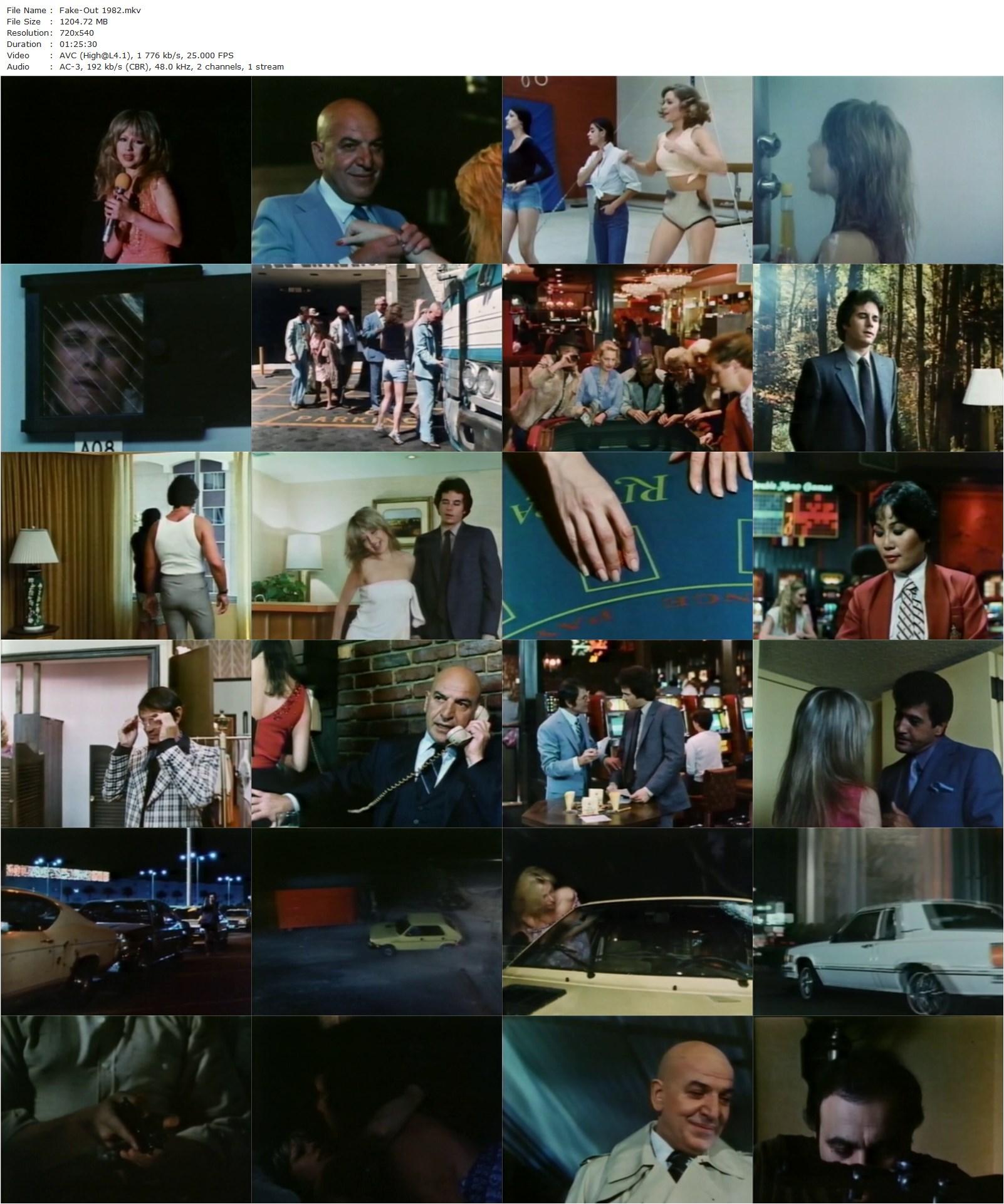 Fake-Out (1982) Matt Cimber, Telly Savalas, Pia Zadora, Desi Arnaz Jr.-poster