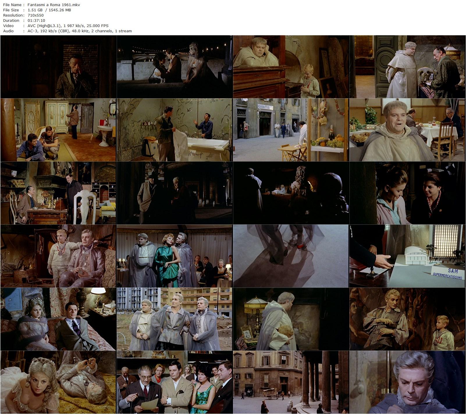 Ghosts of Rome AKA Fantasmi a Roma (1961) Antonio Pietrangeli, Marcello Mastroianni, Belinda Lee, Sandra Milo-poster