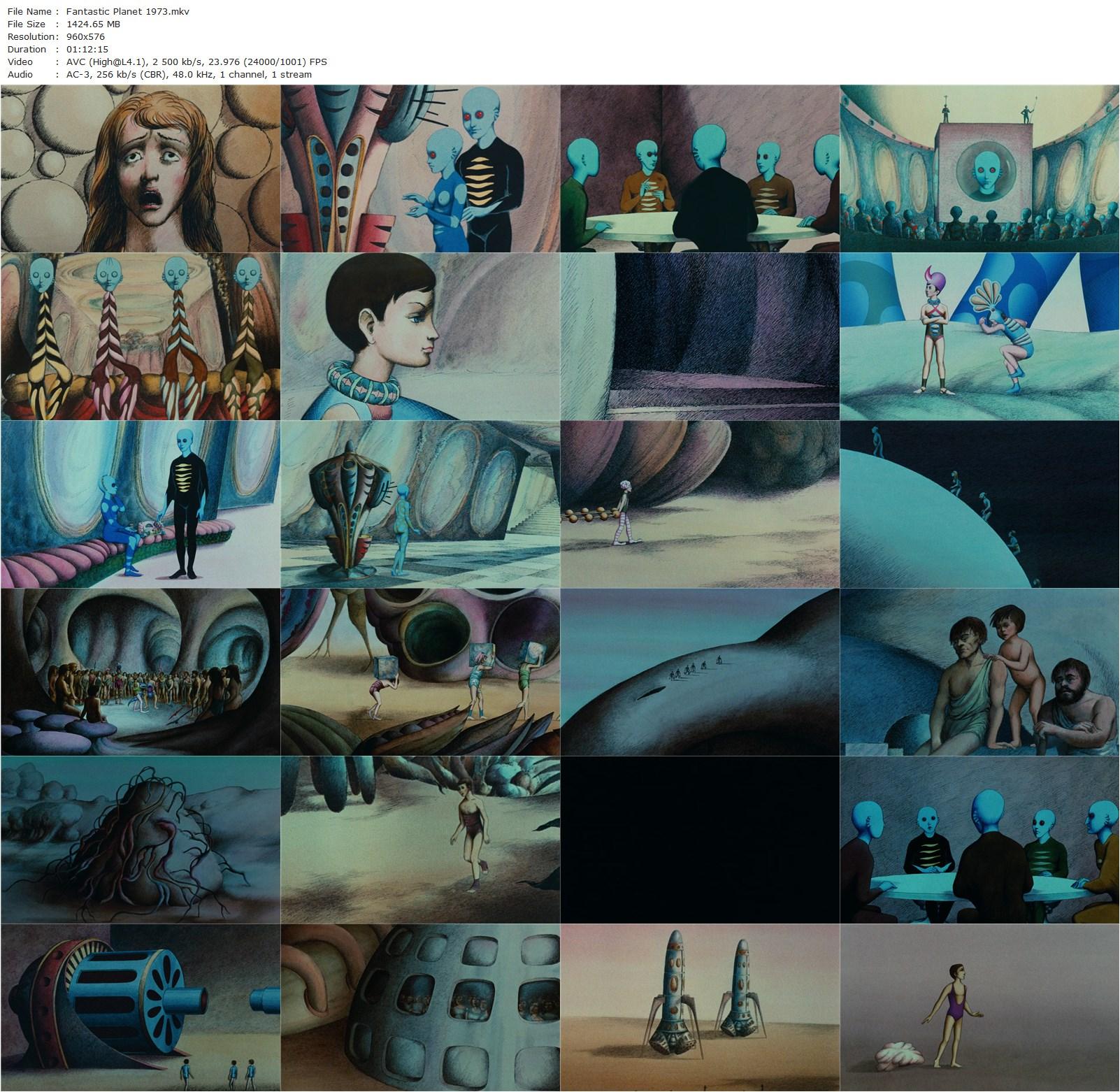 Fantastic Planet AKA La planète sauvage (1973) René Laloux, Barry Bostwick, Jennifer Drake, Eric Baugin-poster