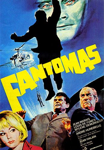 Fantômas (1964) André Hunebelle, Jean Marais, Louis de Funès, Mylène Demongeot