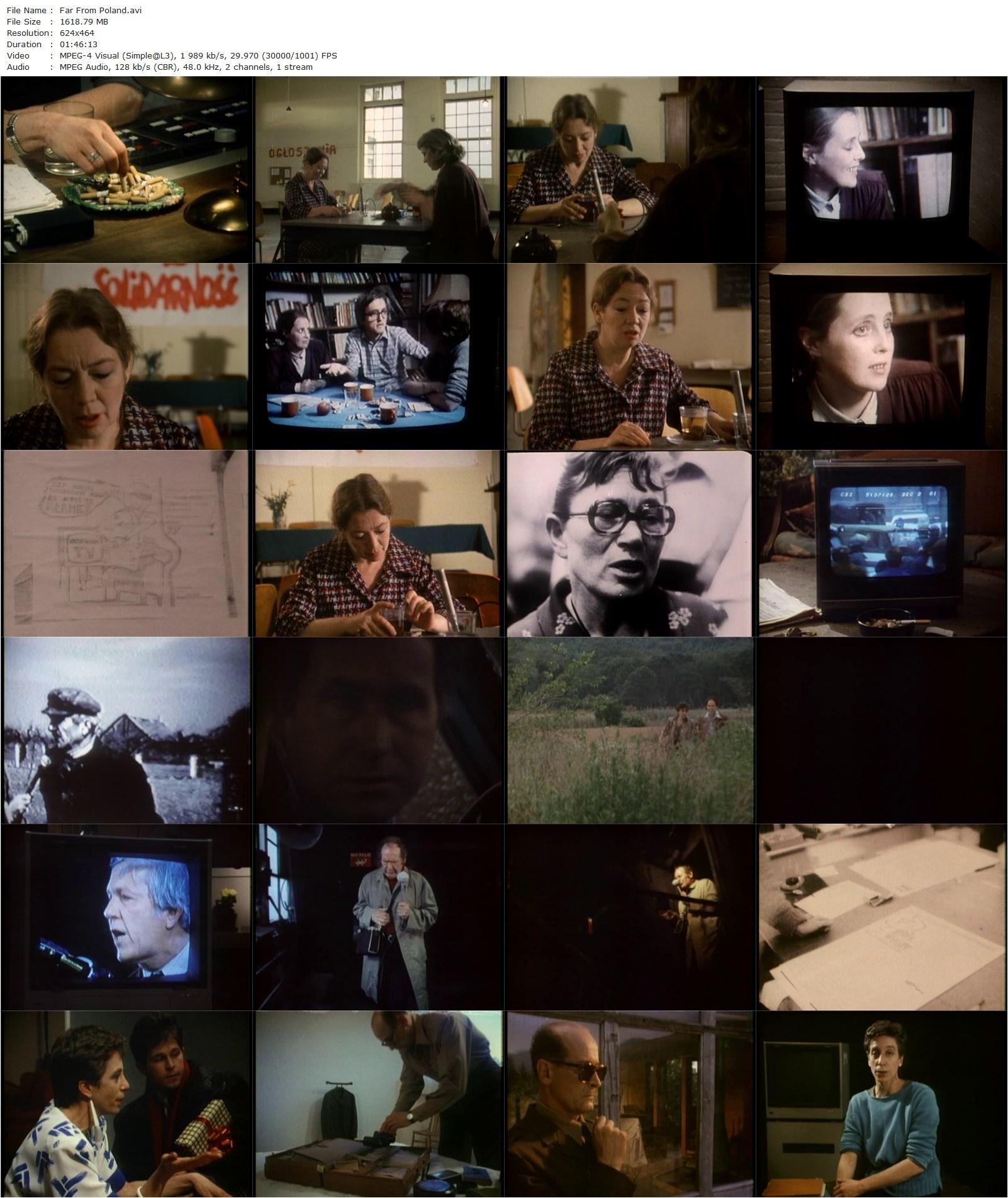 Far from Poland (1984) Jill Godmilow, Ruth Maleczech, Mark Margolis, Olek Krupa-poster