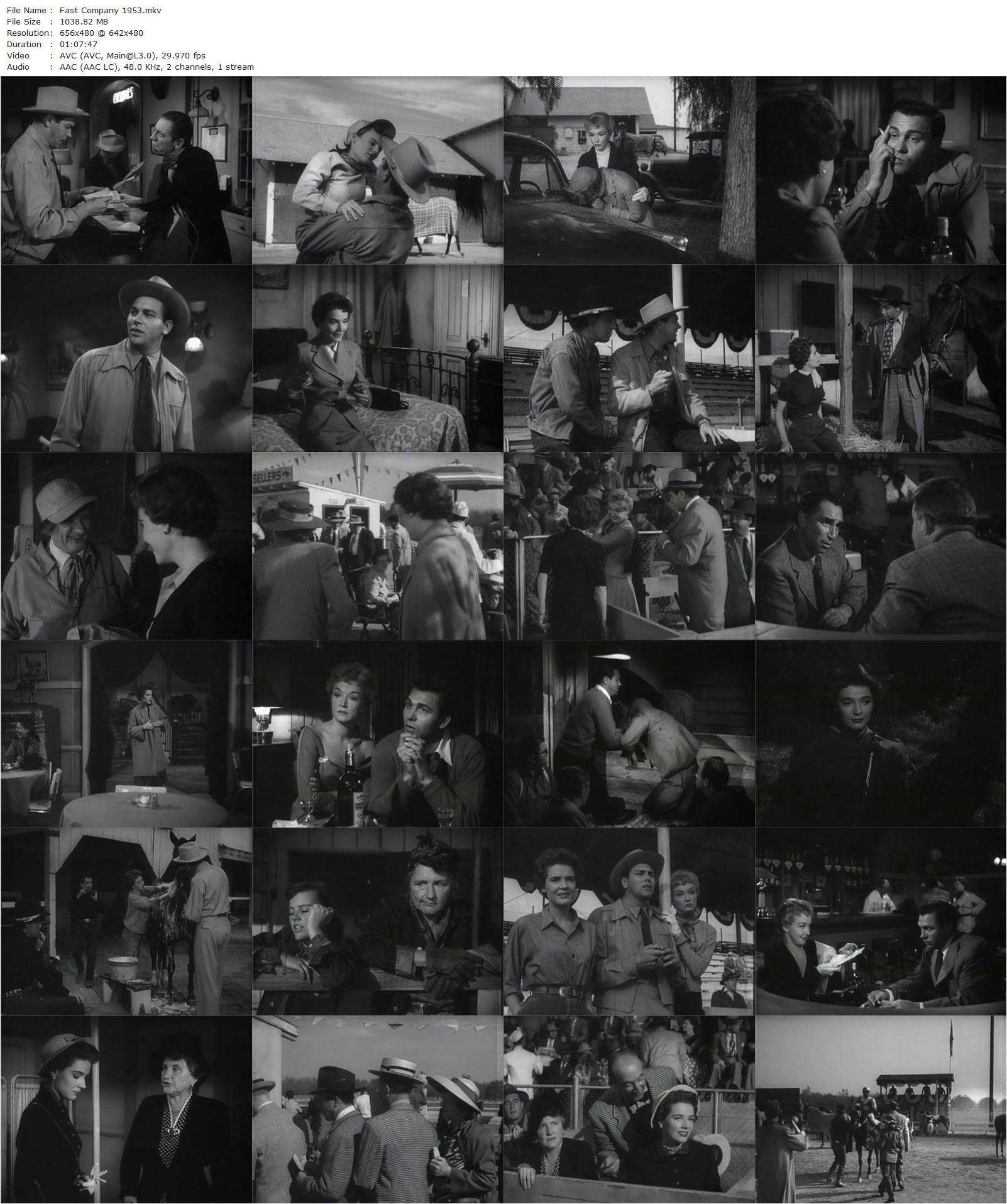 Fast Company (1953) John Sturges, Howard Keel, Polly Bergen, Marjorie Main-poster