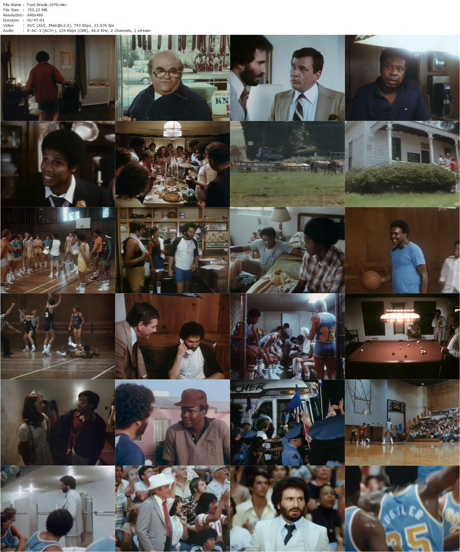 Fast Break (1979) Jack Smight, Gabe Kaplan, Harold Sylvester, Michael Warren-poster