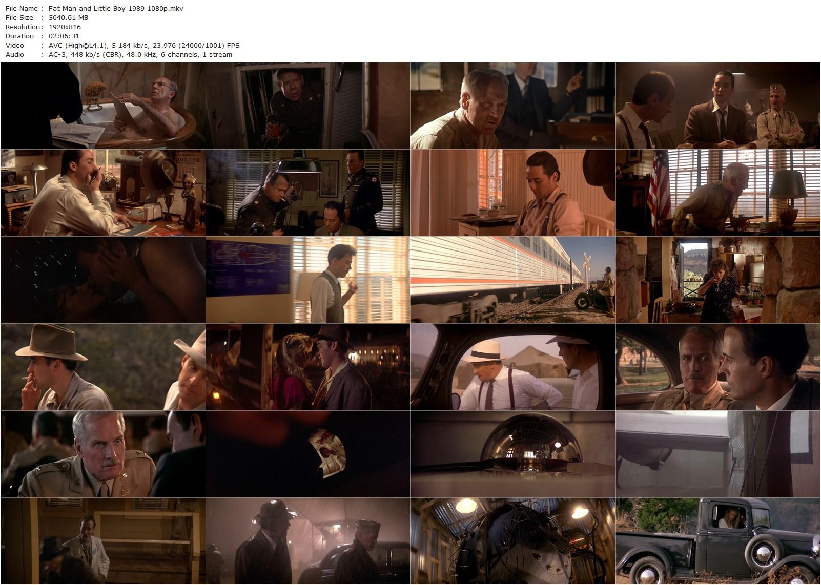 Fat Man and Little Boy (1989) Roland Joffé, Paul Newman, Dwight Schultz, Bonnie Bedelia-poster