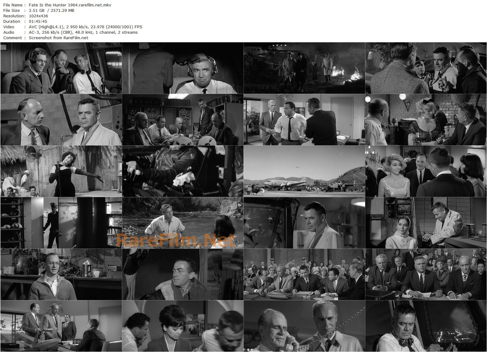 Fate Is the Hunter (1964) Ralph Nelson, Glenn Ford, Nancy Kwan, Rod Taylor-poster