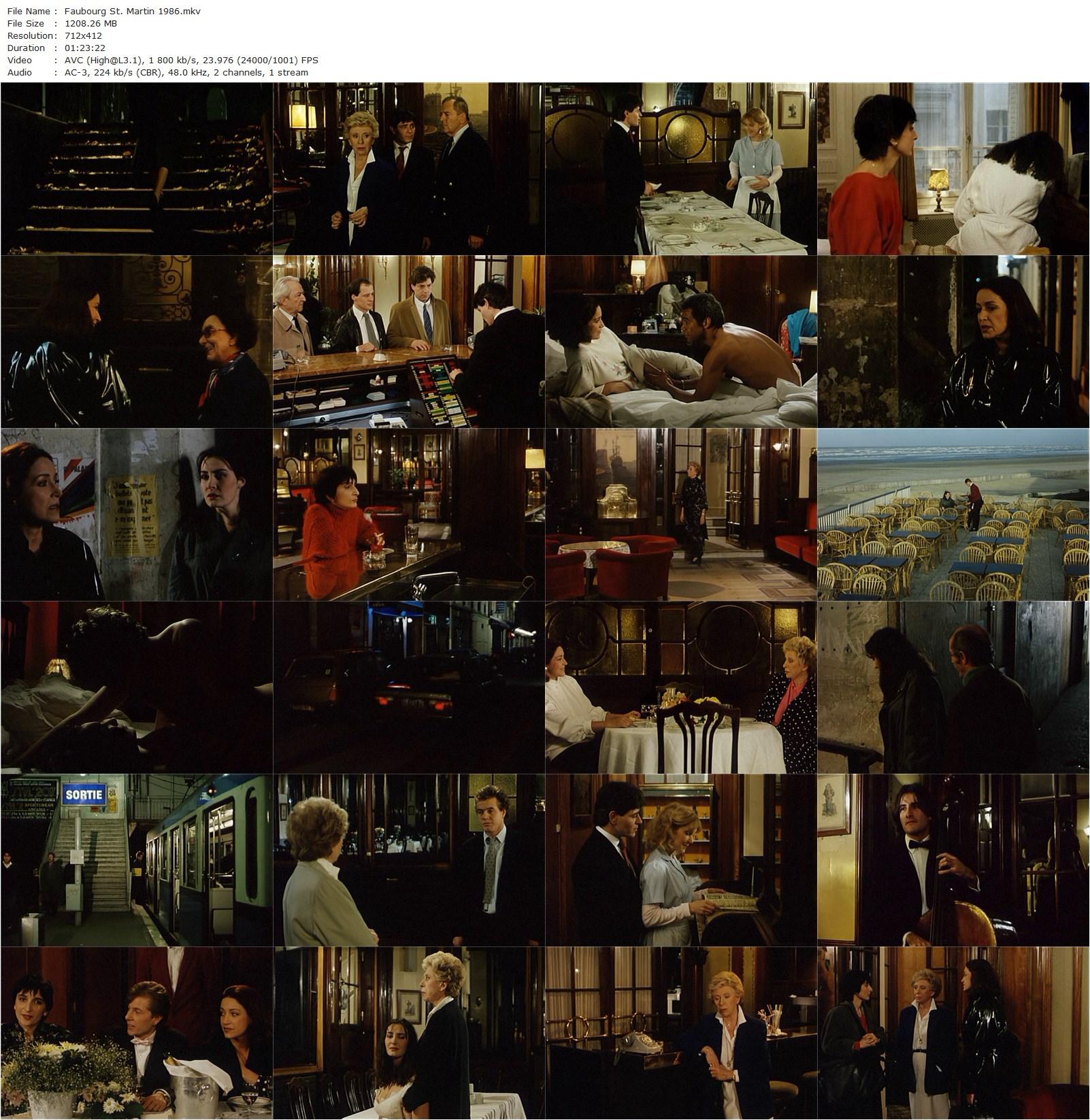 Faubourg St Martin (1986) Jean-Claude Guiguet, Patachou, Françoise Fabian, Marie Rousseau-poster