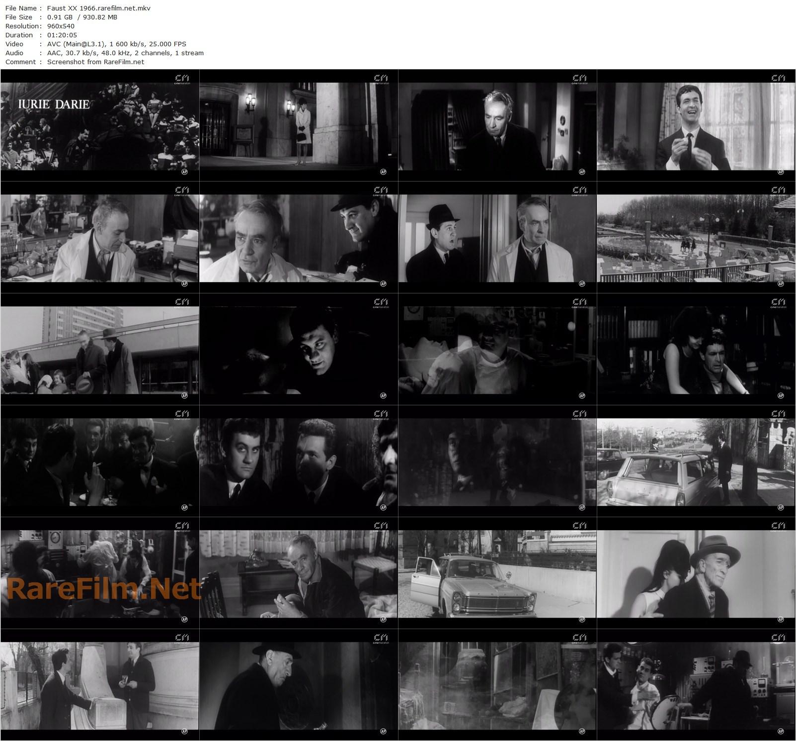 Faust XX (1966) Ion Popescu-Gopo, Emil Botta, Iurie Darie, Jorj Voicu-poster