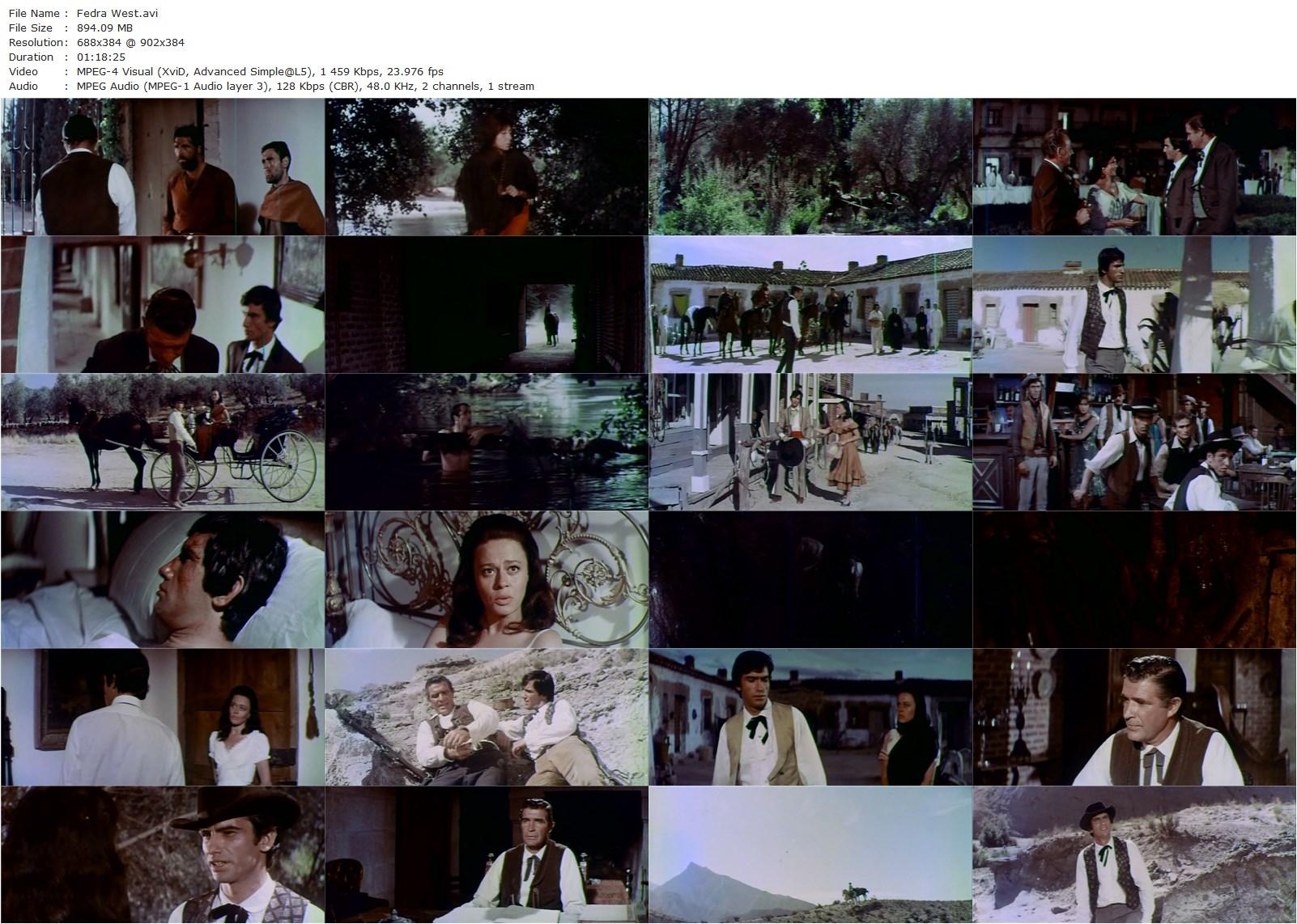 Fedra West (1968) Joaquín Luis Romero Marchent, James Philbrook, Norma Bengell, Simón Andreu-poster