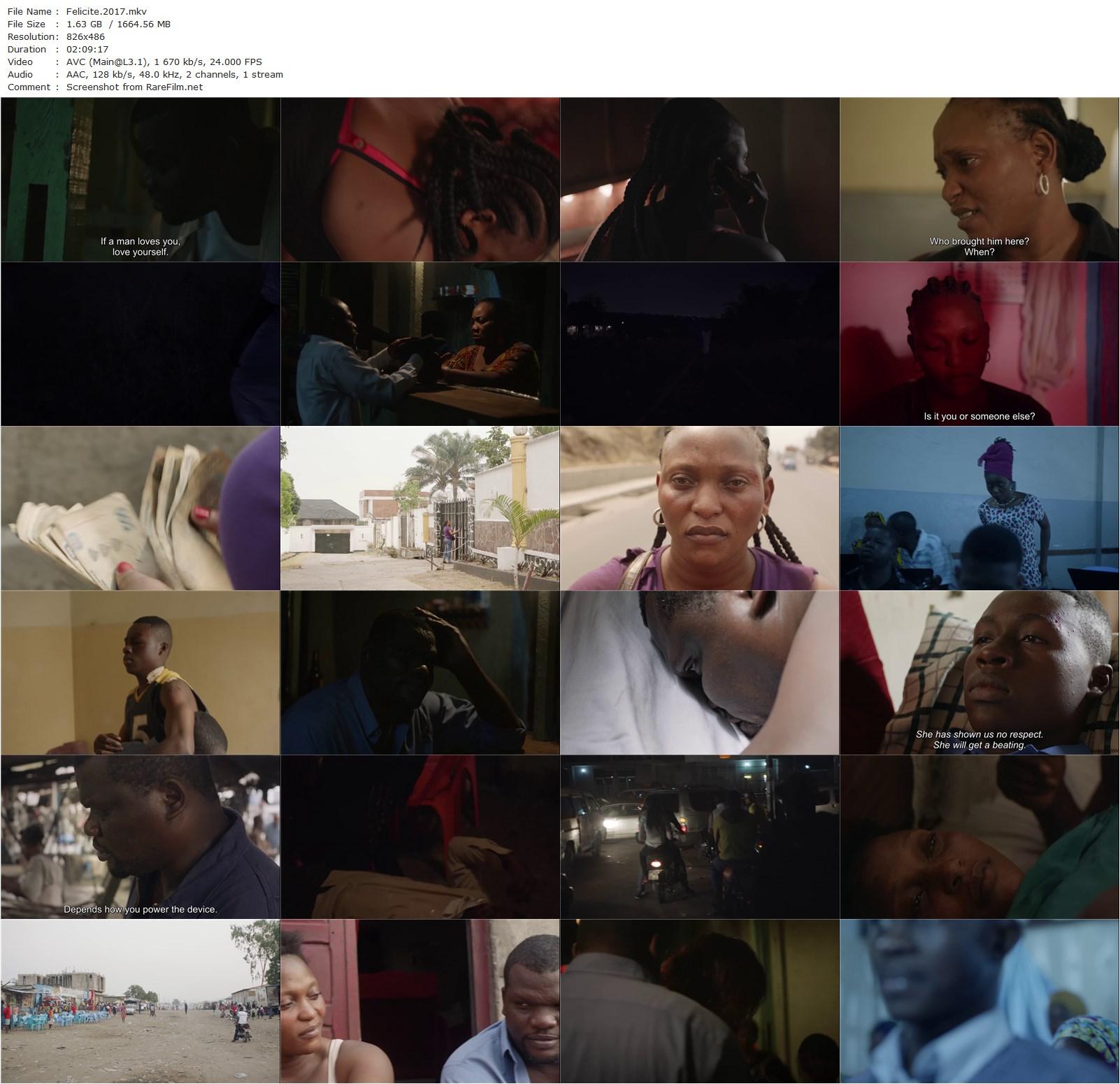 Félicité (2017) Alain Gomis, Véro Tshanda Beya Mputu, Gaetan Claudia, Papi Mpaka-poster