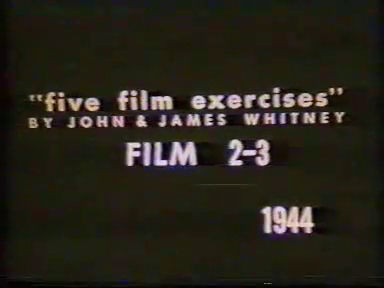 Film Exercises 2-3 (1944)