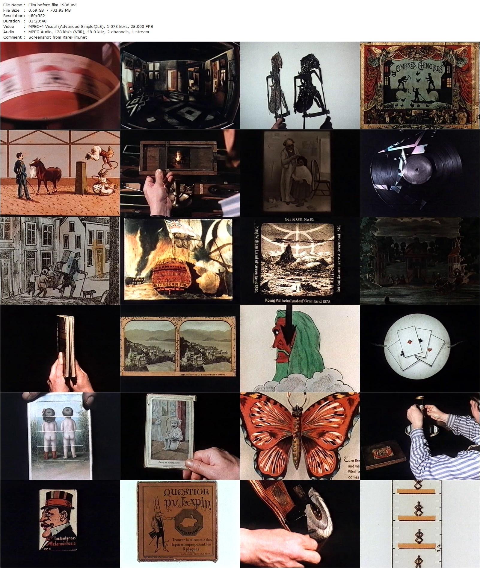 Film Before Film (1986) Werner Nekes-poster