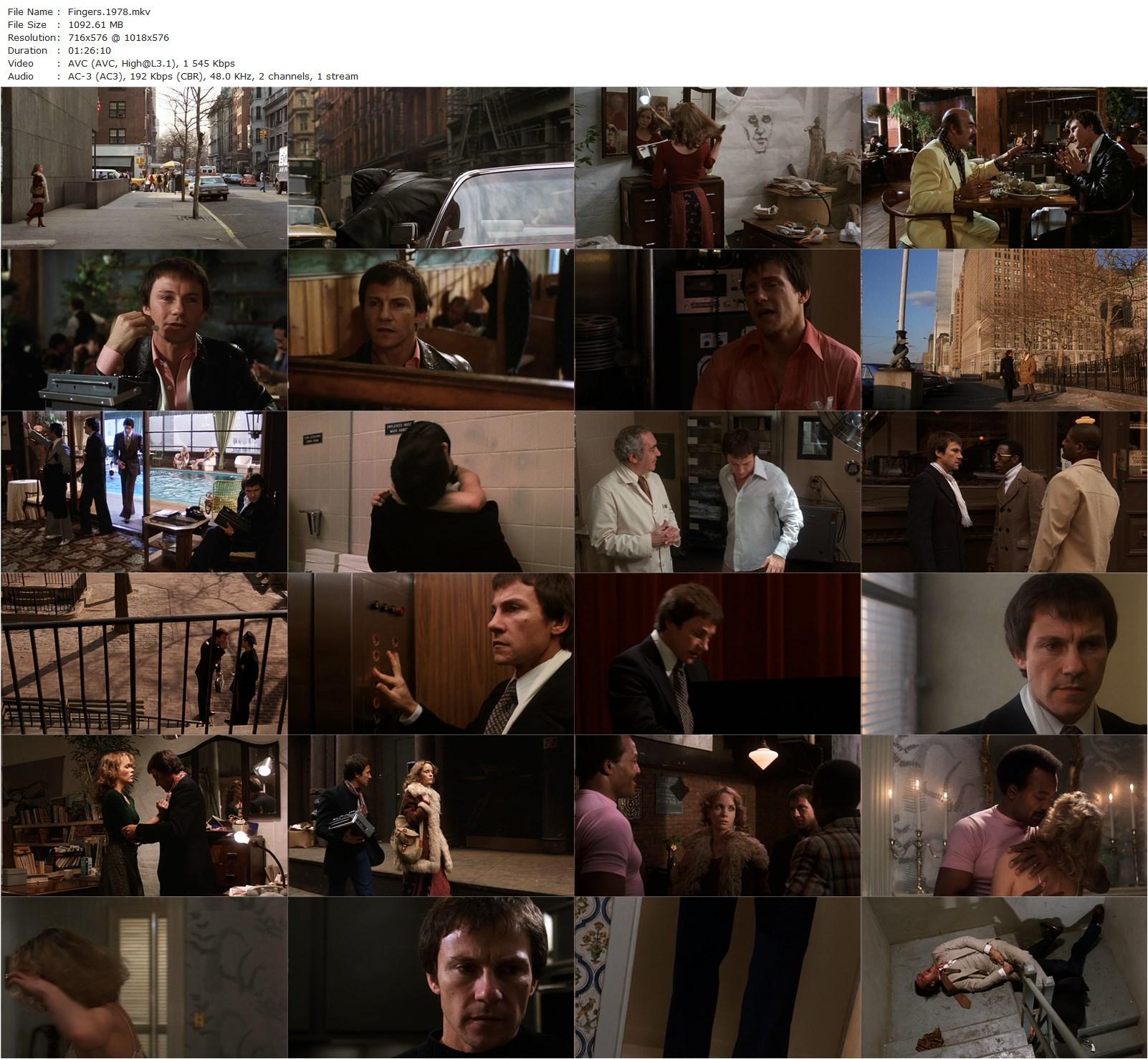 Fingers (1978) James Toback, Harvey Keitel, Tisa Farrow, Jim Brown-poster