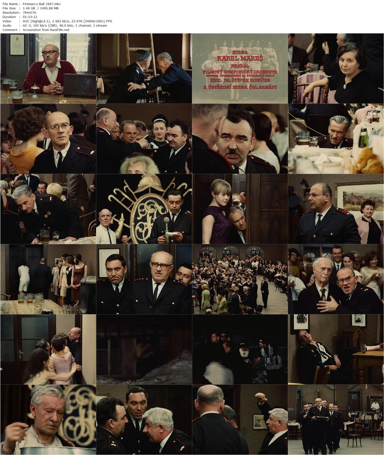 The Firemen’s Ball (1967) Milos Forman-poster