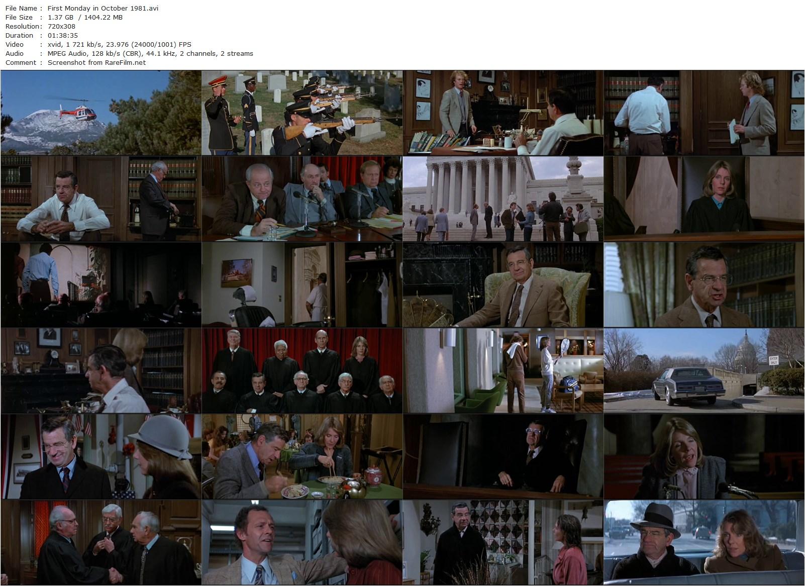 First Monday in October (1981) Ronald Neame, Walter Matthau, Jill Clayburgh, Barnard Hughes-poster