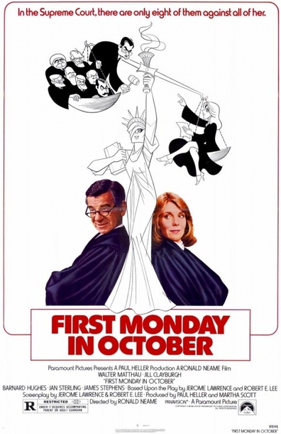 First Monday in October (1981) Ronald Neame, Walter Matthau, Jill Clayburgh, Barnard Hughes