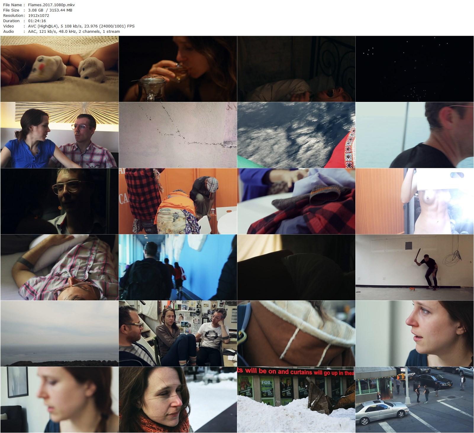 Flames (2017) Zefrey Throwell, Josephine Decker, Michael Melamedoff-poster