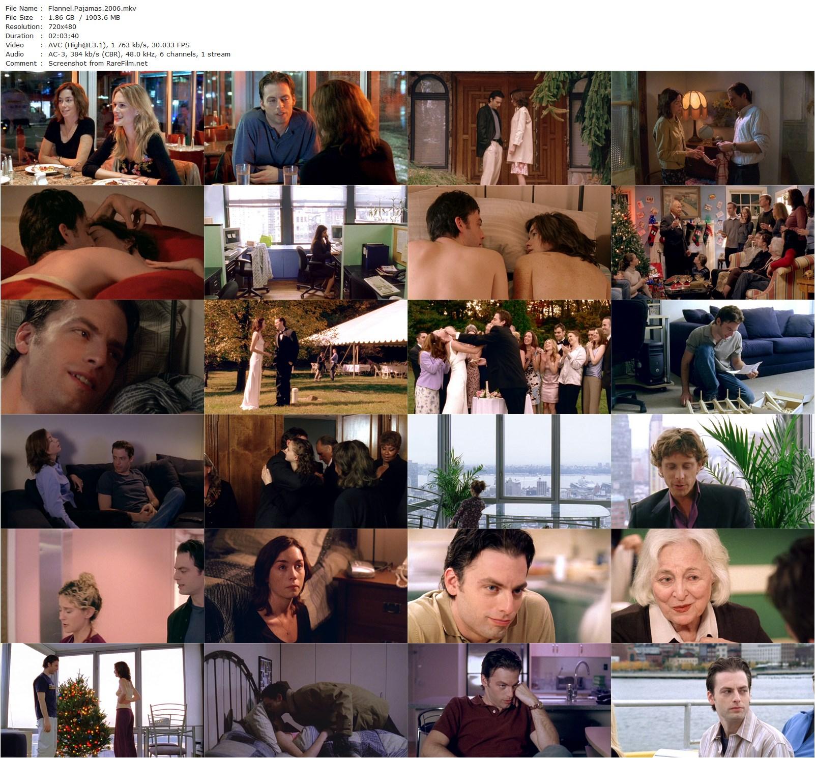 Flannel Pajamas (2006) Jeff Lipsky, Justin Kirk, Julianne Nicholson, Chelsea Altman-poster