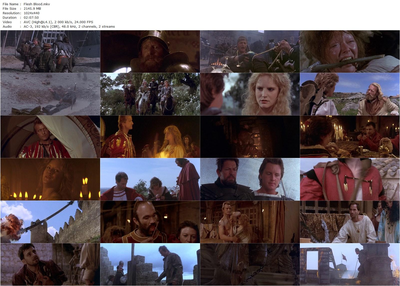 Flesh+Blood (1985) Paul Verhoeven, Rutger Hauer, Jennifer Jason Leigh, Tom Burlinson-poster