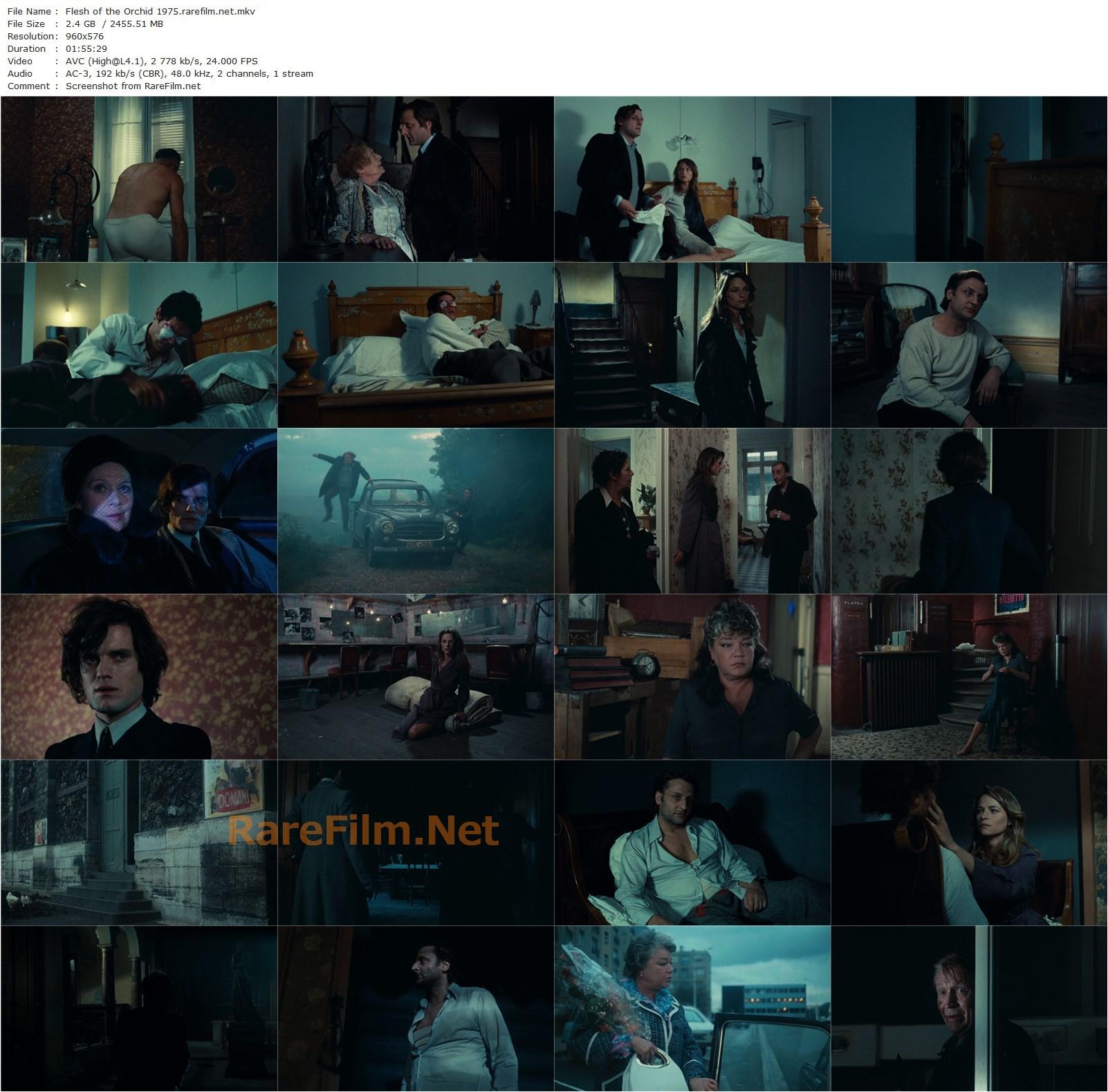 The Flesh of the Orchid / La chair de l’orchidée (1975) Patrice Chéreau, Charlotte Rampling, Bruno Cremer, Edwige Feuillère-poster