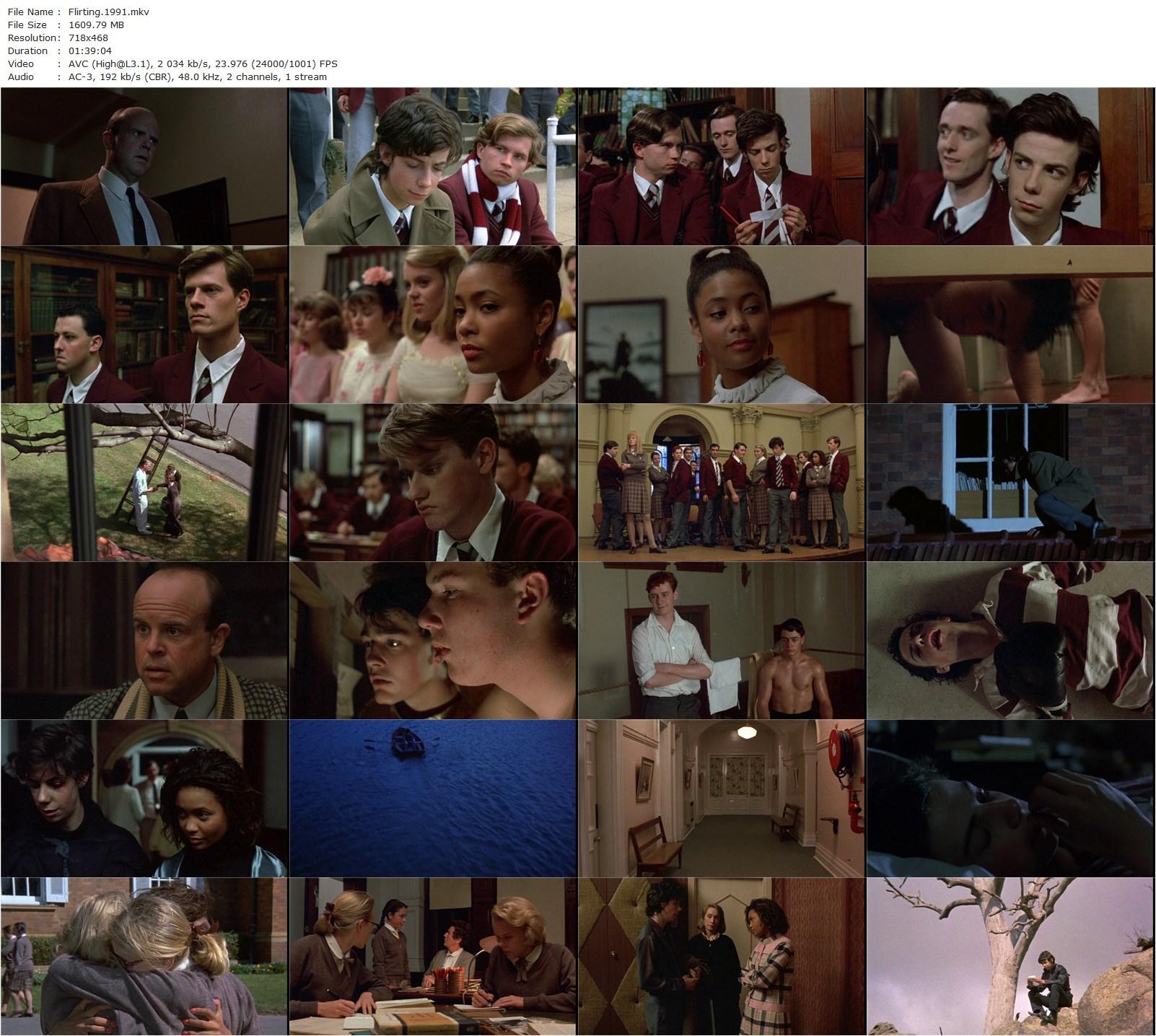 Flirting (1991) John Duigan, Noah Taylor, Thandie Newton, Nicole Kidman-poster