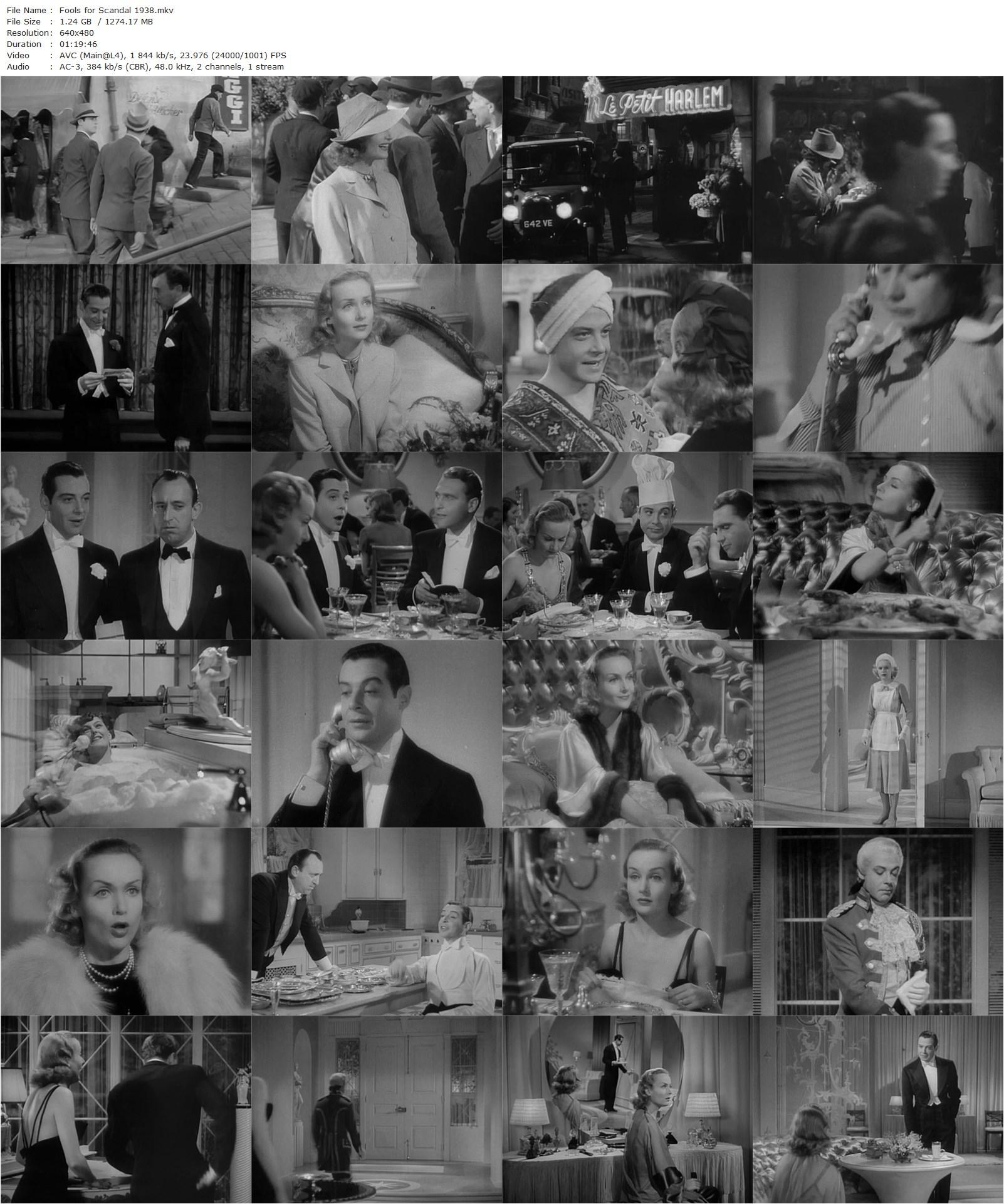 Fools for Scandal (1938) Mervyn LeRoy-poster