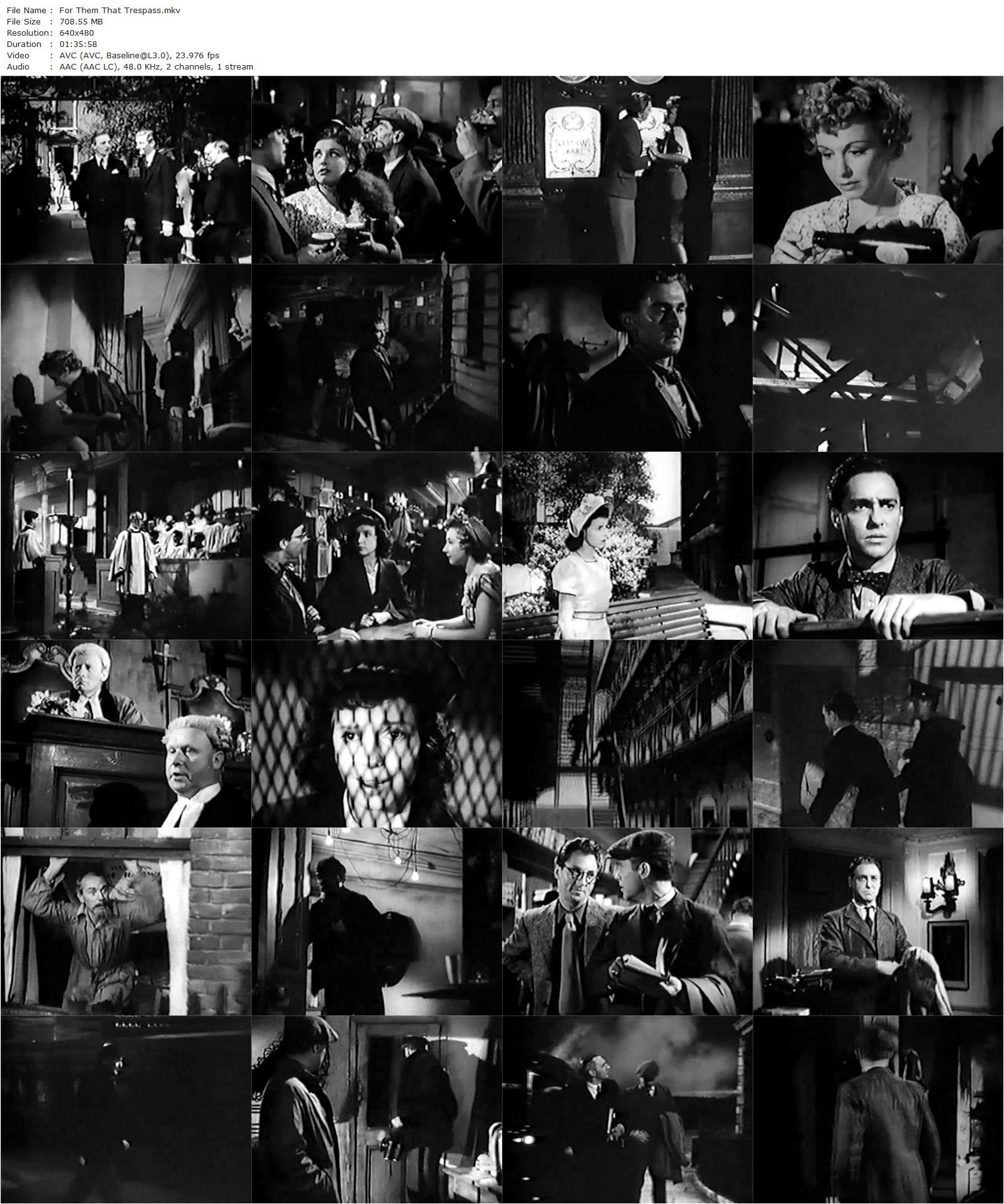 For Them That Trespass (1949) Alberto Cavalcanti, Stephen Murray, Richard Todd, Patricia Plunkett-poster