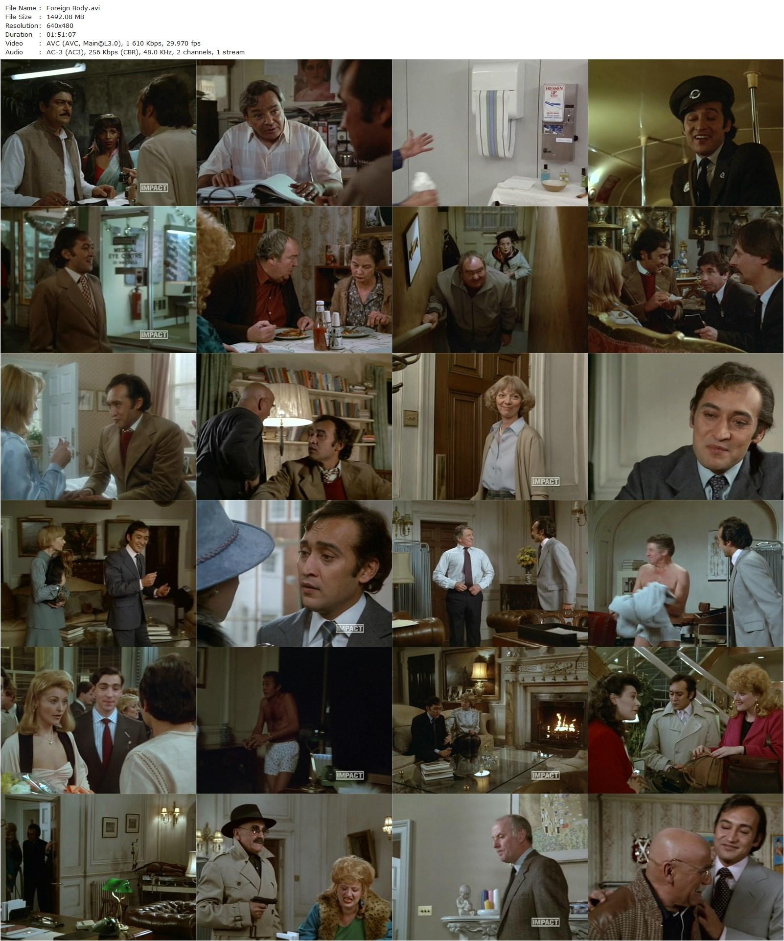 Foreign Body (1986) Ronald Neame, Victor Banerjee, Warren Mitchell, Denis Quilley-poster