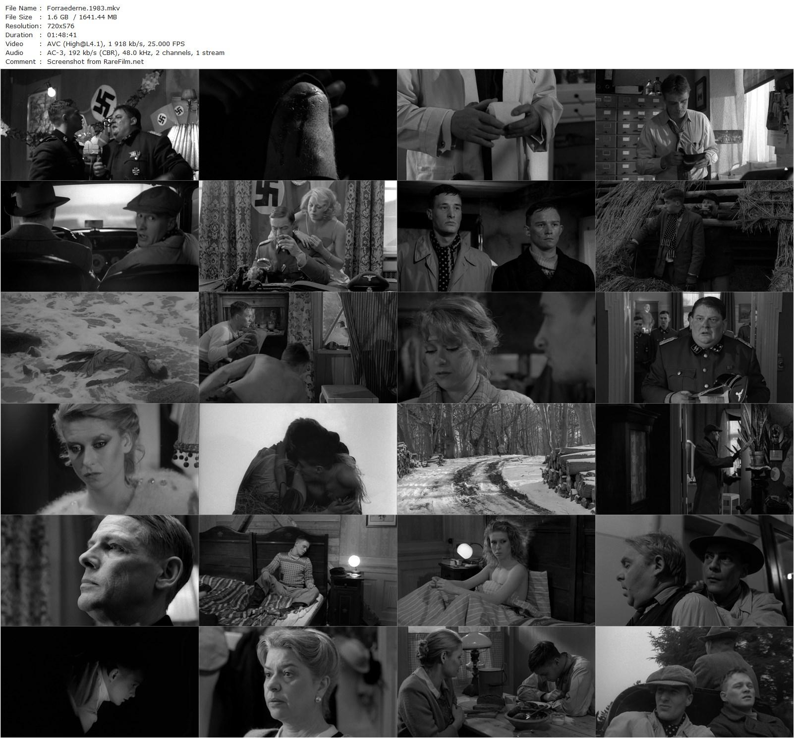 The Traitors / Forræderne (1983) Ole Roos, Allan Olsen, Ole Meyer, Sanne Salomonsen-poster