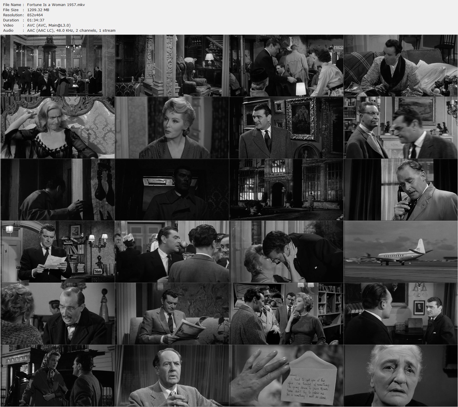 Fortune Is a Woman (1957) Sidney Gilliat, Jack Hawkins, Arlene Dahl, Dennis Price, Crime, Drama-poster