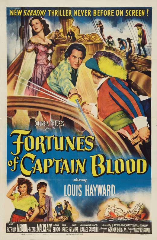 Fortunes of Captain Blood (1950) Gordon Douglas, Louis Hayward, Patricia Medina, George Macready