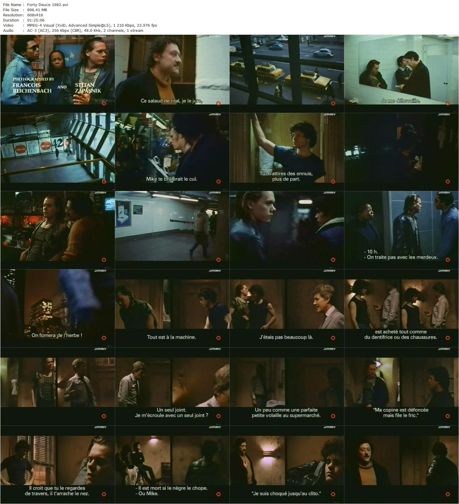 Forty Deuce (1982) Paul Morrissey, Orson Bean, Kevin Bacon, Mark Keyloun-poster