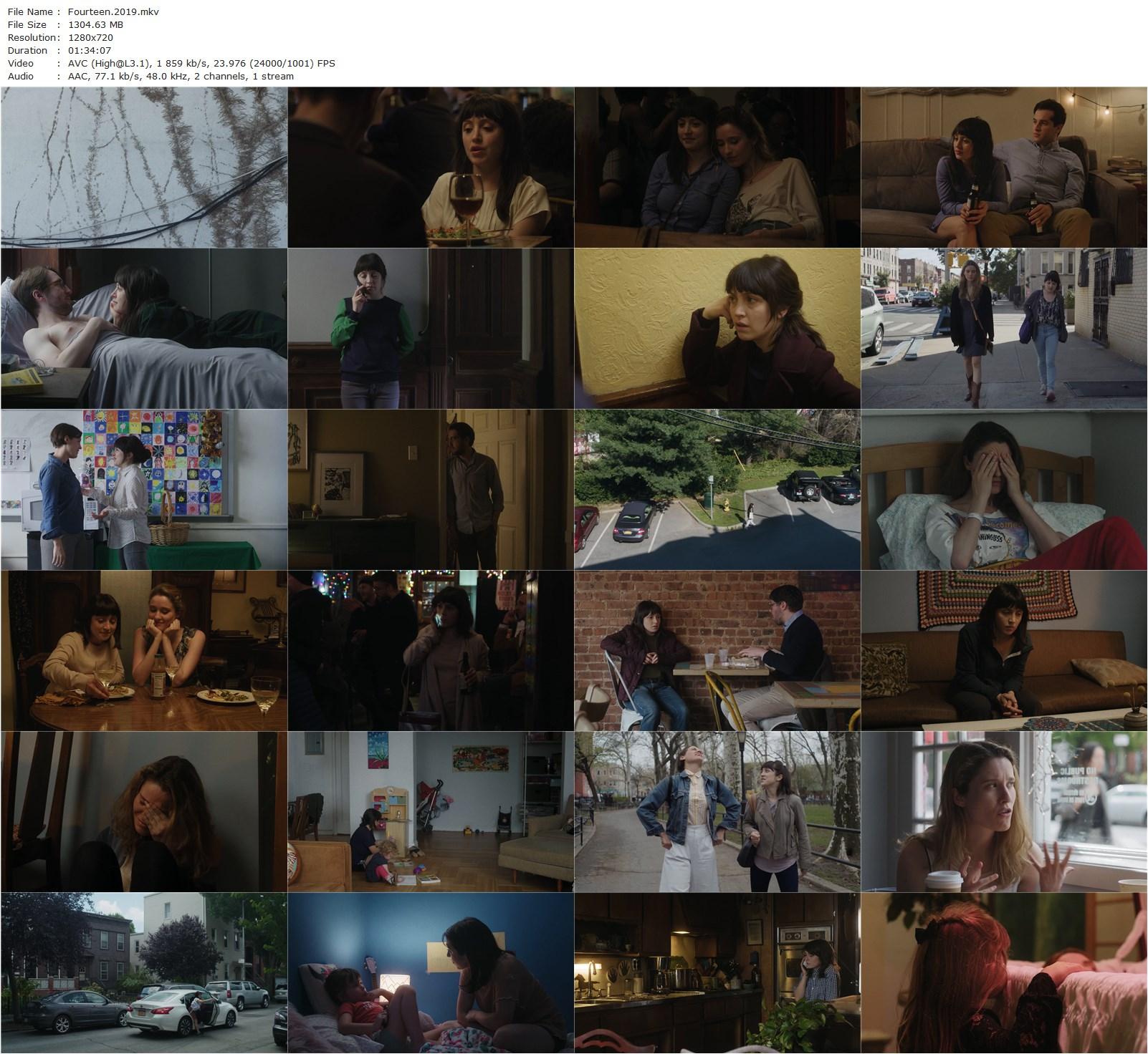 Fourteen (2019) Dan Sallitt, Tallie Medel, Norma Kuhling, Lorelei Romani-poster