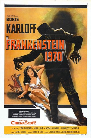 Frankenstein 1970 (1958) Howard W. Koch, Boris Karloff, Tom Duggan, Jana Lund