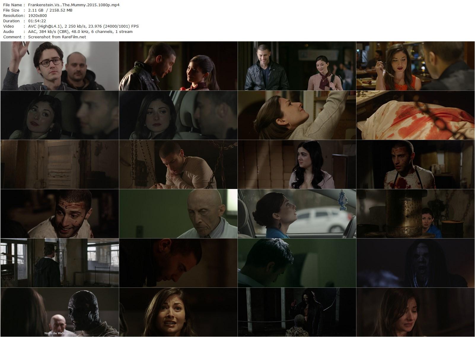 Frankenstein vs. the Mummy (2015) Damien Leone-poster